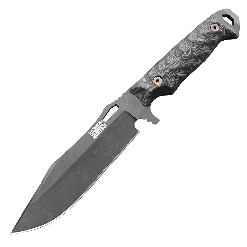 Dawson Marauder MagnaCut Apocalypse Black Finish Forest Camo G10 1