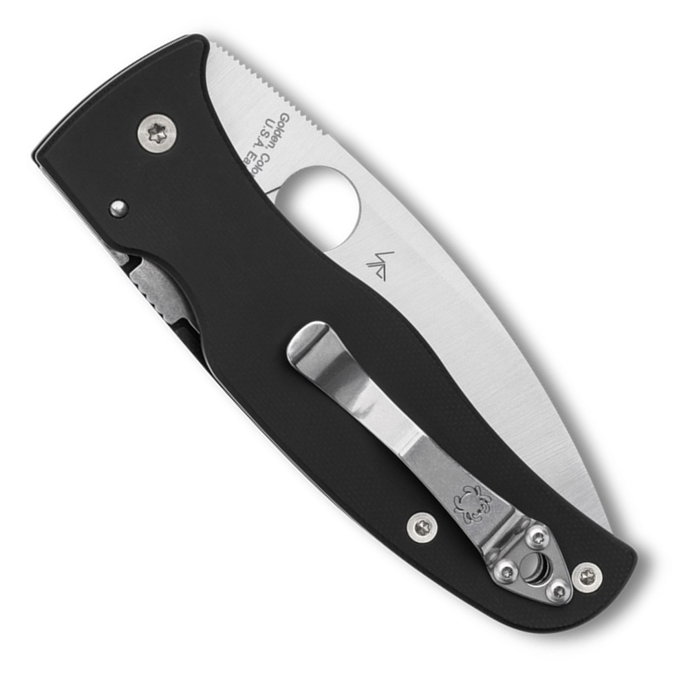 Spyderco Bodacious S30V Satin Leaf Shaped Plain C263GP 2