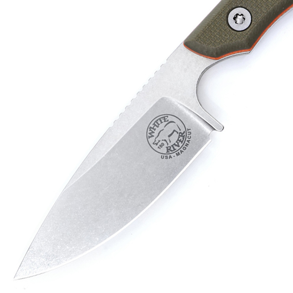 White River M1 Pro Green/Orange G10 Magnacut 2