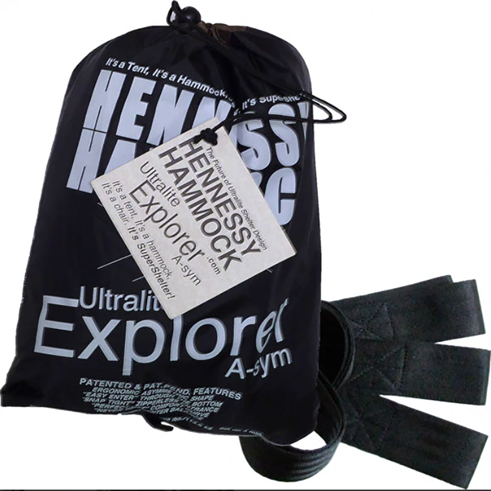Hennessy Hammock Explorer Ultralite Zip XL Hammock with Mosquito Net and Rainfly 2