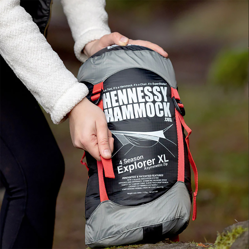 Hennessy Hammock 4Season Explorer Zip XL Hammock with Mosquito Net and Tarp 6
