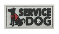 Maxpedition Service Dog Patch Tact Velcro Patch Emblem