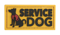 Maxpedition Service Dog Patch Color Velcro patch