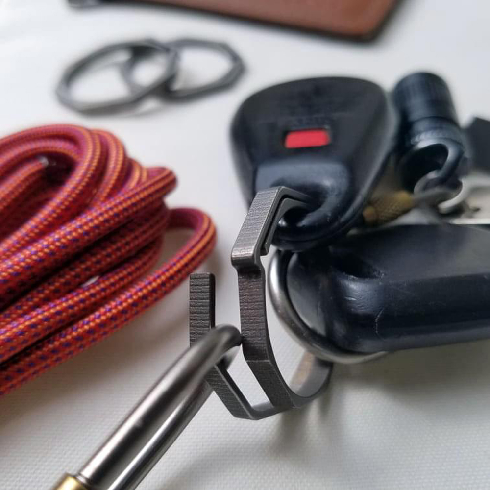 Thoriam Tactical Titanium Octagon Keyring Titanium Keyring 6