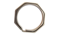 Thoriam Tactical Titanium Octagon Keyring Titanium Keyring