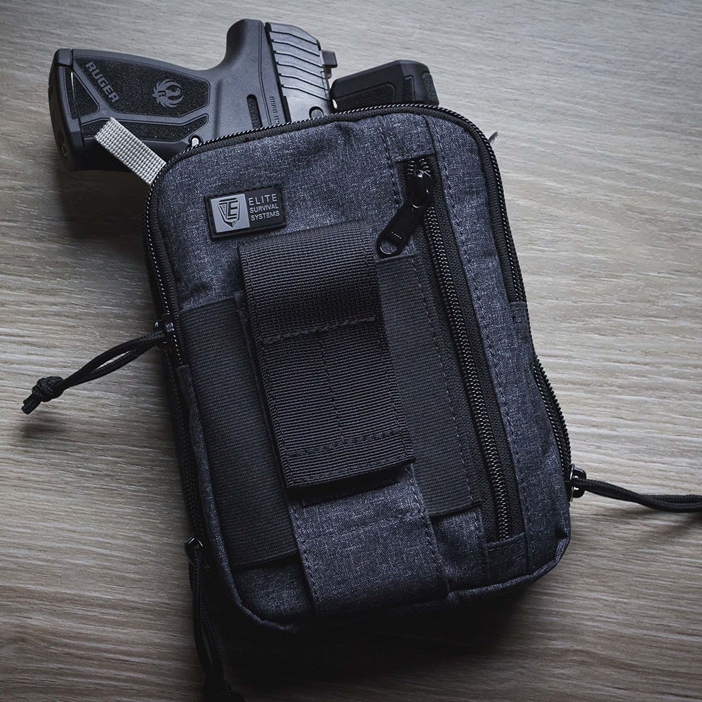 Elite Survival Liberty Gunpack Heather Gray Pistol Bag 2