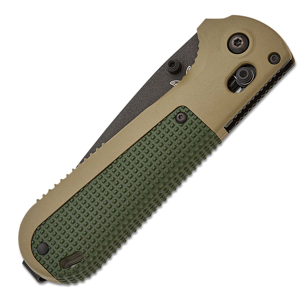 Benchmade Redoubt CPM-D2 Cobalt Cerakote Tanto Plain Ranger and Forest Green Grivory 431BK-1 3