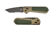 Benchmade Redoubt CPM-D2 Cobalt Cerakote Combo Tanto Ranger and Forest Green Grivory 431SBK-1