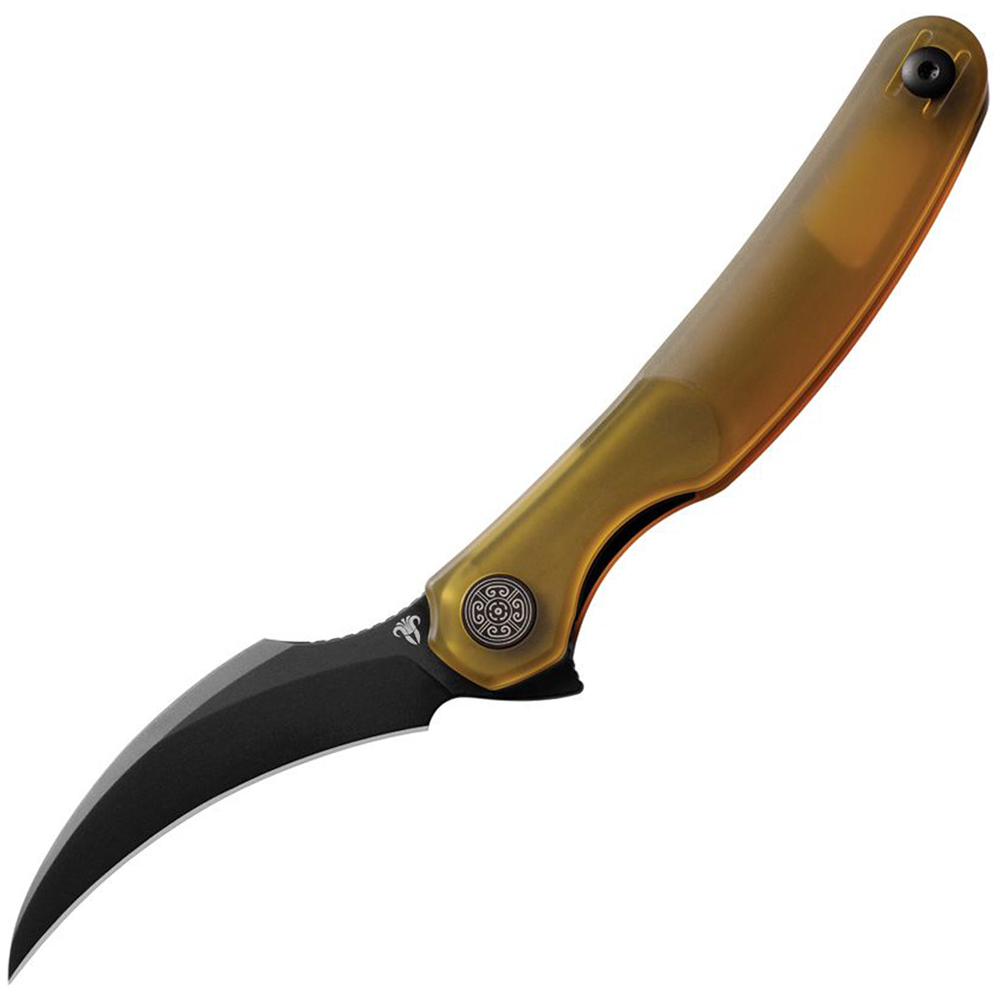 Cavol Mantis-C09 Ultem Handle ELMAX Flipper Pikal Knife Black PVE C09UD 1