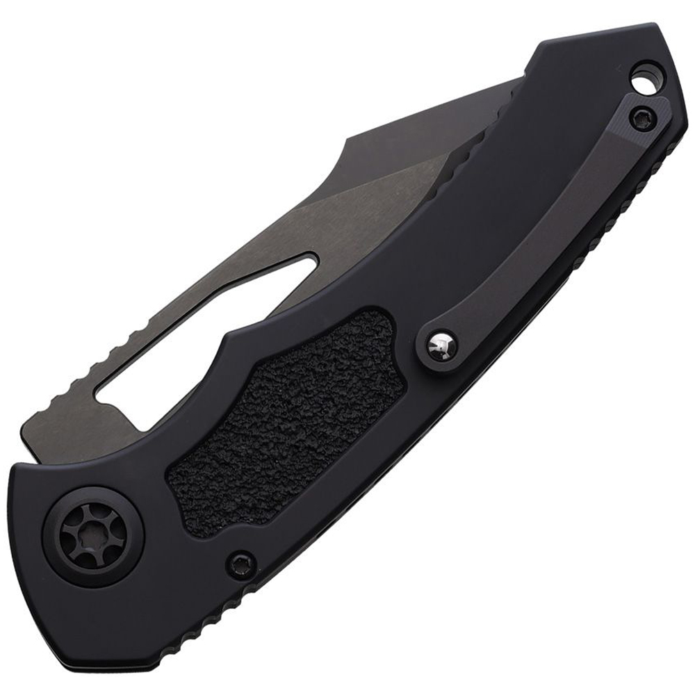 Heretic Pariah M/A Button Lock Partial Serrated MagnaCut DLC Tactical Black Aluminum Handles H046-6B-T 2