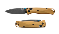 Benchmade 535BK-07 Bugout M390 Black DLC Battlewashed Burnt Brass Aluminum