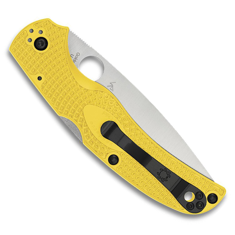 Spyderco Native Chief Lightweight Salt CPM-MagnaCut Satin Plain Yellow FRN C244PYL 2