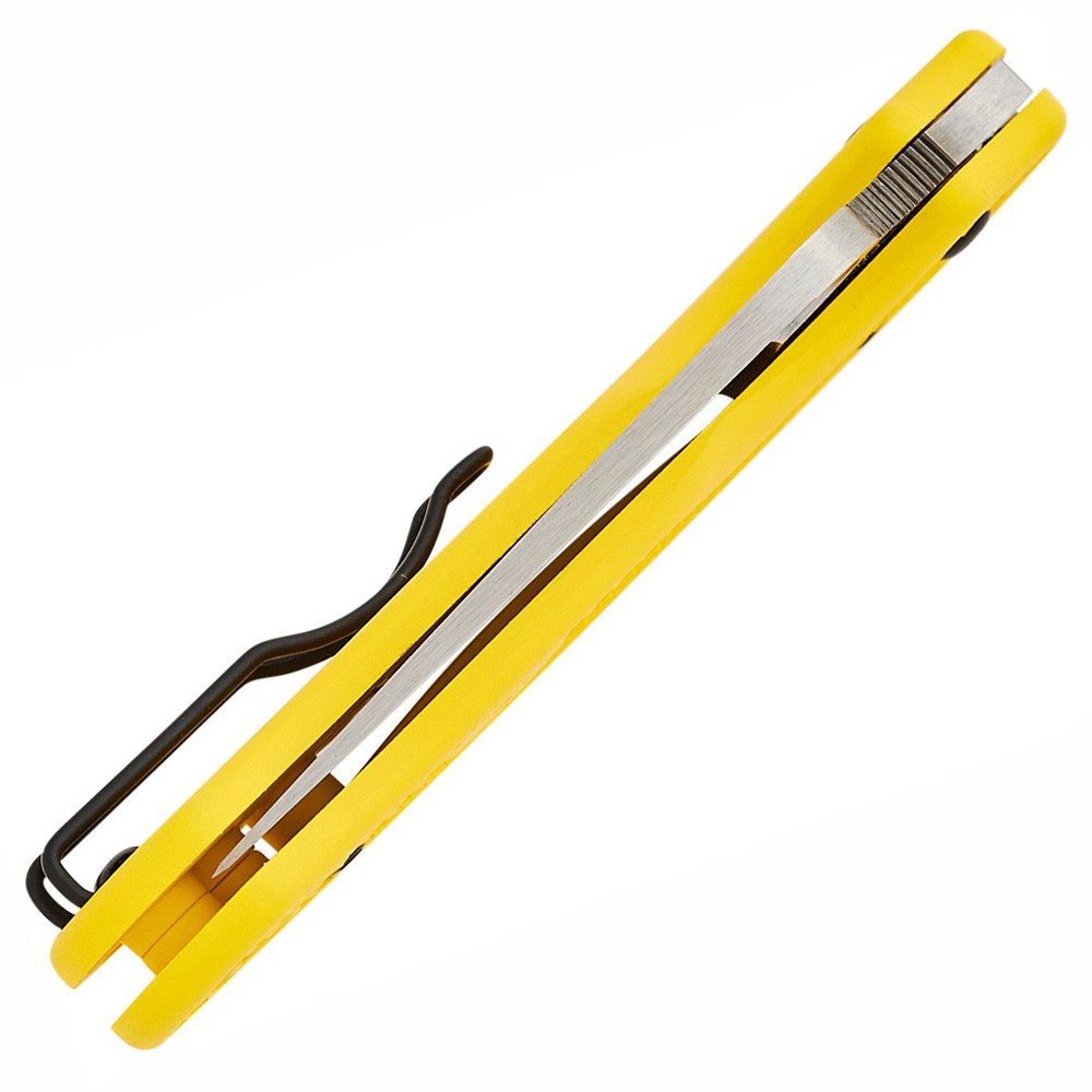 Spyderco Para 3 Salt Lightweight CPM-MagnaCut Satin Plain Yellow FRN C223PYL 5