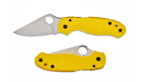 Spyderco Para 3 Salt Lightweight CPM-MagnaCut Satin Plain Yellow FRN C223PYL