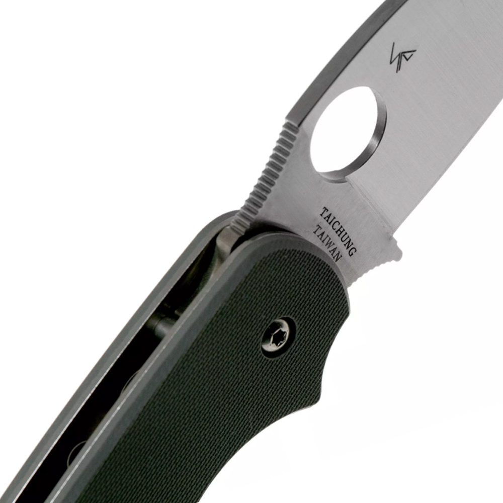 Spyderco Sage 1 Maxamet Satin Plain Cool Gray G10 C123GPGY 6