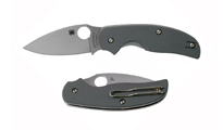 Spyderco Sage 1 Maxamet Satin Plain Cool Gray G10 C123GPGY