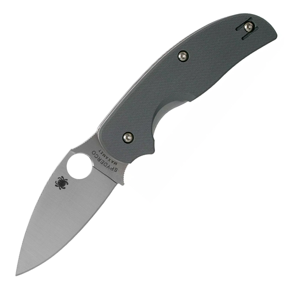 Spyderco Sage 1 Maxamet Satin Plain Cool Gray G10 C123GPGY 1
