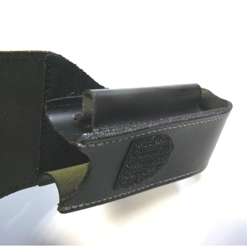 Leather sheath with space for flashlight/lighter - Victorinox 3