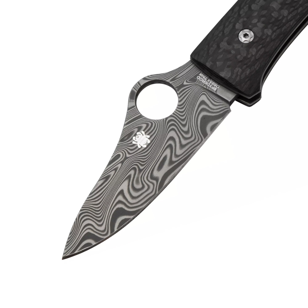 Spyderco C255CFPD SpyOpera Damasteel Sprint Run 3