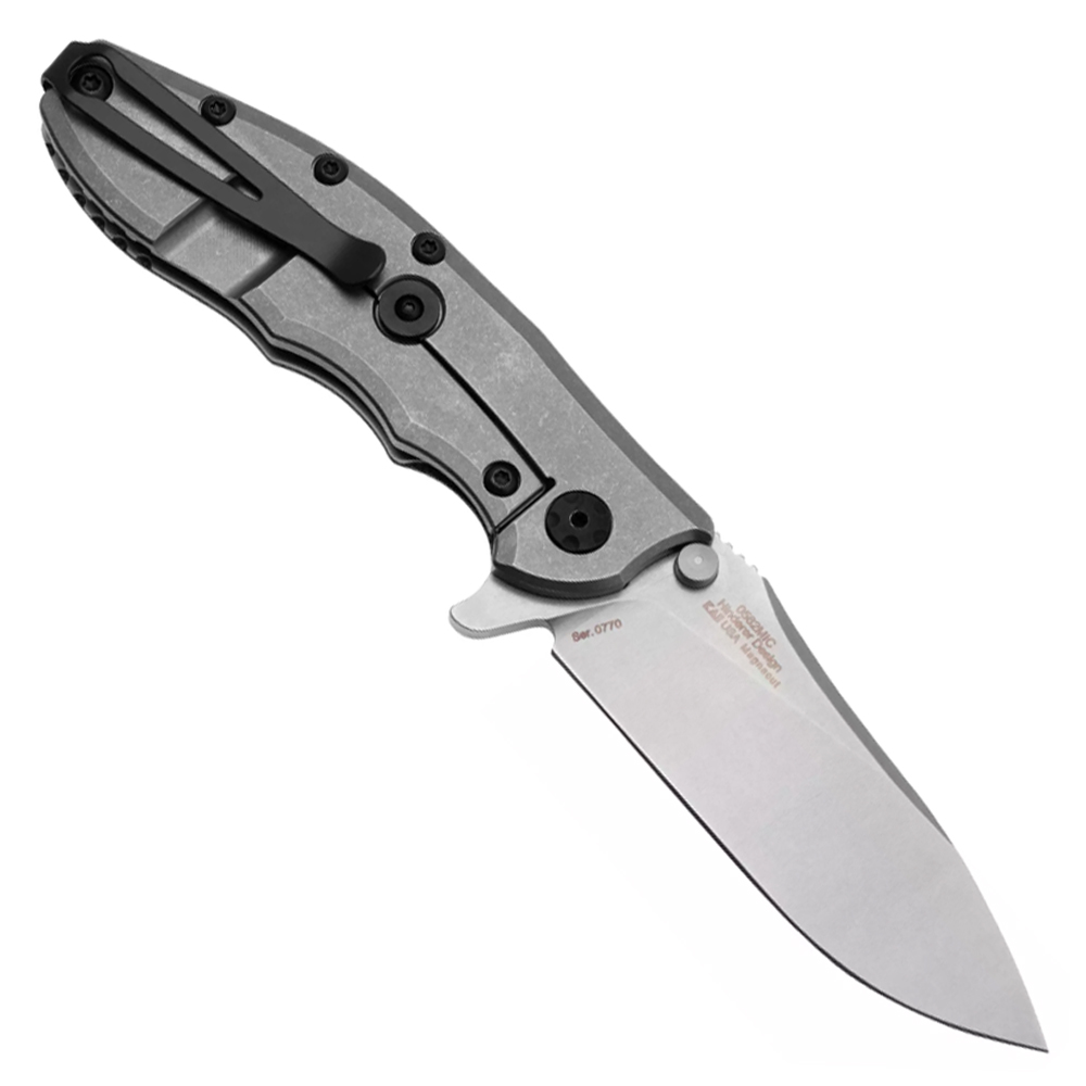 Zero Tolerance Hinderer 0562MIC CPM-MagnaCut Green Canvas Micarta 2