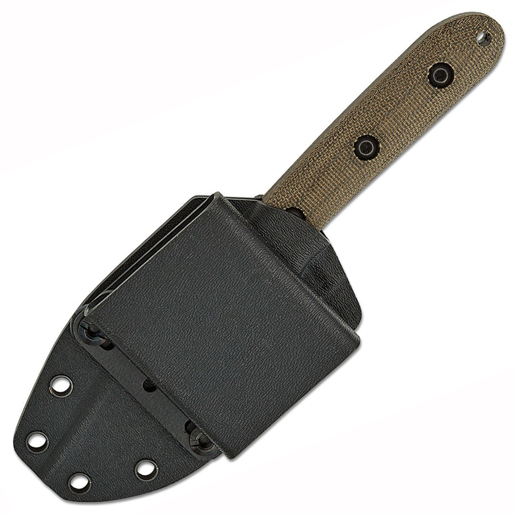 ESEE Pacaya CPM-3V Olive Cerakote Drop Point Olive Canvas Micarta PACAYA3VOD 4