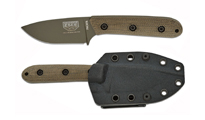 ESEE Pacaya CPM-3V Olive Cerakote Drop Point Olive Canvas Micarta PACAYA3VOD