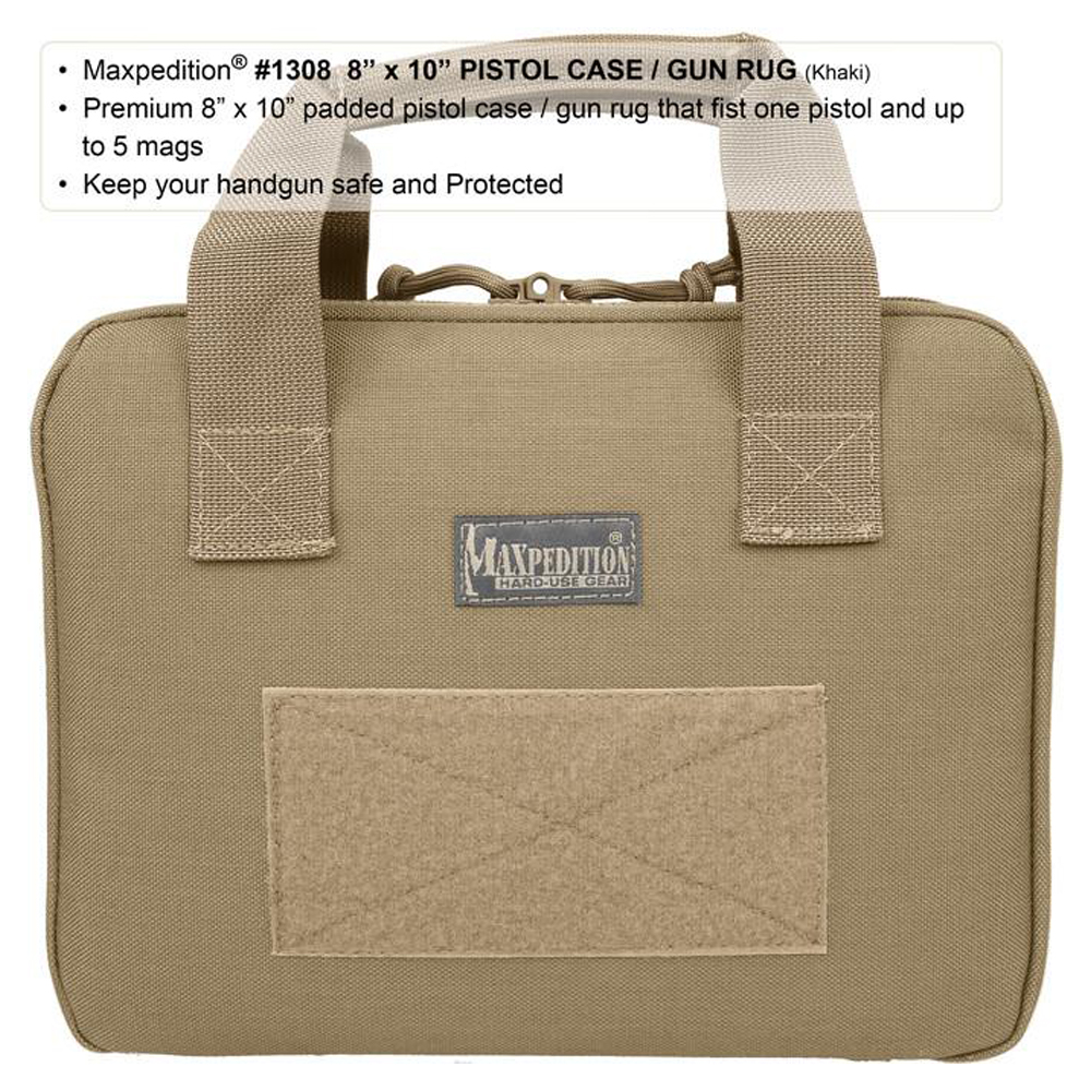 Maxpedition 8 x 10 in Pistol Case Black MX1308B 2