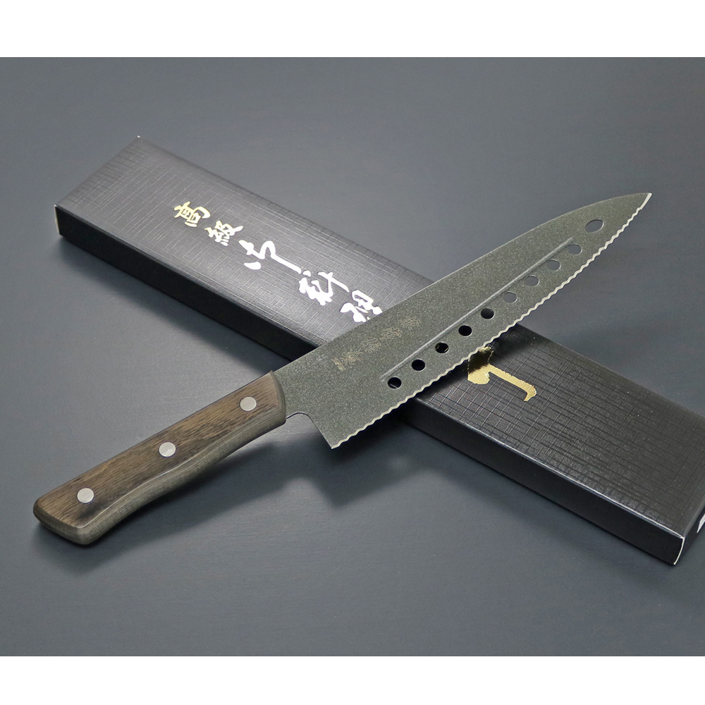 Kanetsune Gyutou Serrated Blade FC-G210-S Fluorine Coating 210mm 2