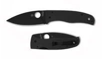 Spyderco Bodacious S30V Black DLC Plain Blade Black G10 C263GPBK