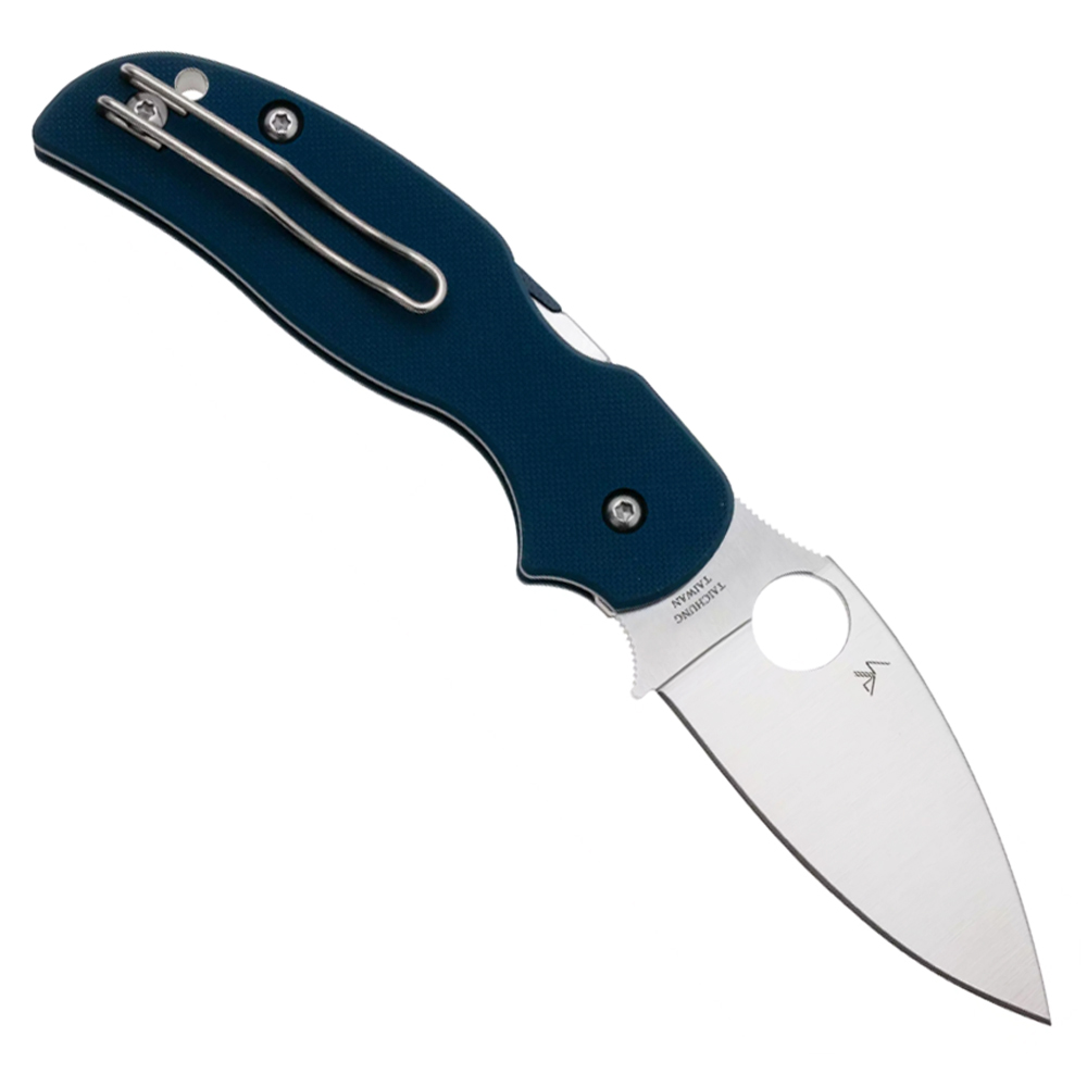 Spyderco Sage 5 Compression Lock CPM-SPY27 Satin Blade Cobalt Blue G10 C123GPCBL 2