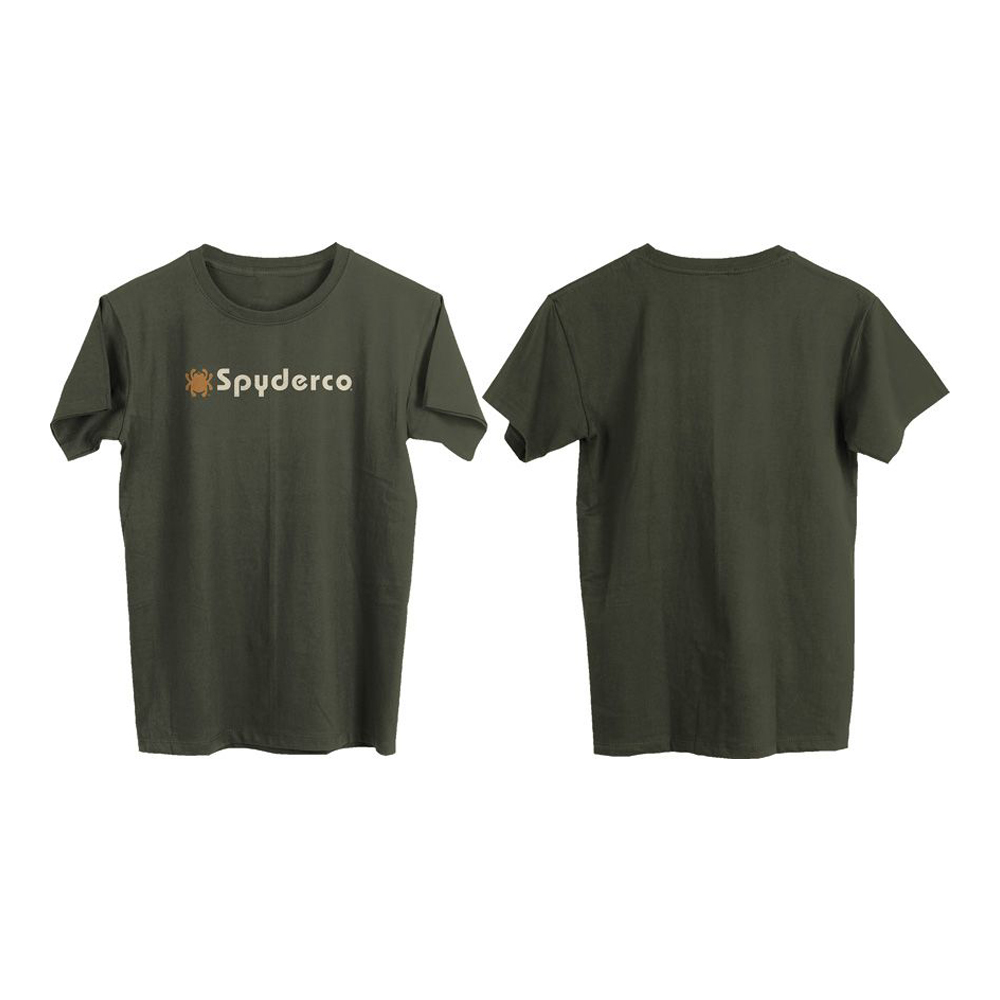 Spyderco Logo T-Shirt Green 3