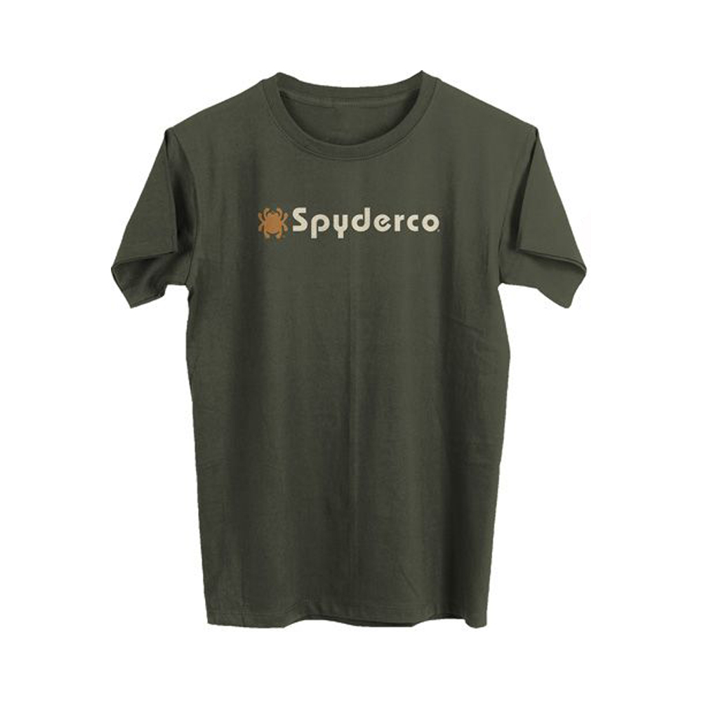 Spyderco Logo T-Shirt Green 1