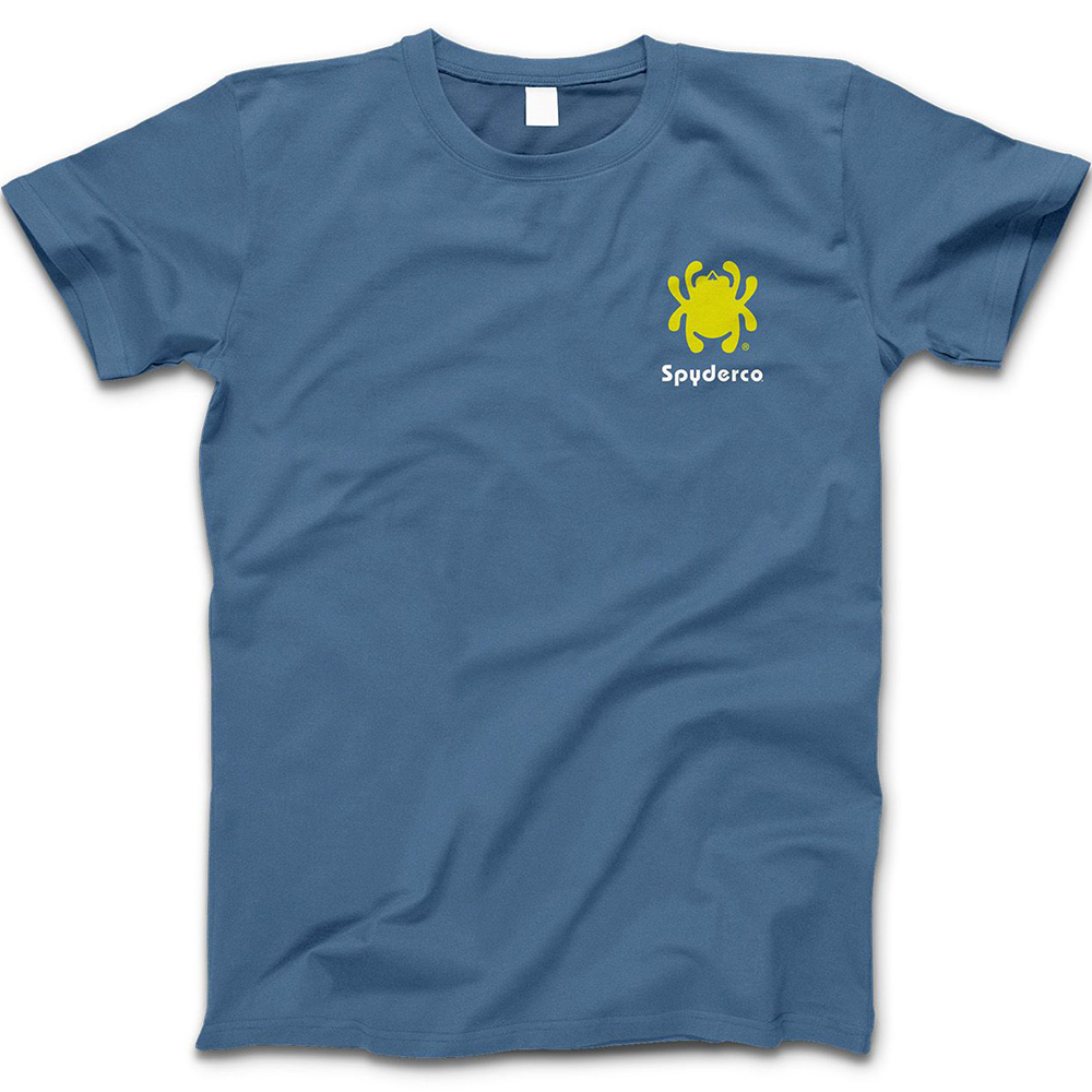 Spyderco Those Who Know T-Shirt Blue TS01BL 1