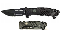 USMC A1023BK Rescue Assisted Opening Part Serrated
