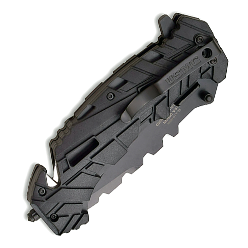 USMC Spring Assisted Knife M-A1049BK 4