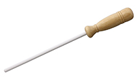 Lansky Ceramic Sharp Stick Medium White Ceramic Honing Rod