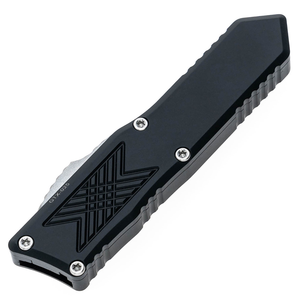 Guardian Tactical GTX-025 OTF Elmax Stonewashed Tanto Black Aluminum 12-3521 4