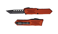 Guardian Tactical GTX-025 OTF Elmax Black Tanto Burnt Orange Aluminum 12-4121BO