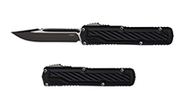 Guardian Tactical Scout Auto OTF Elmax Two-Tone Clip Point Black Sculpted Aluminum 14-3211