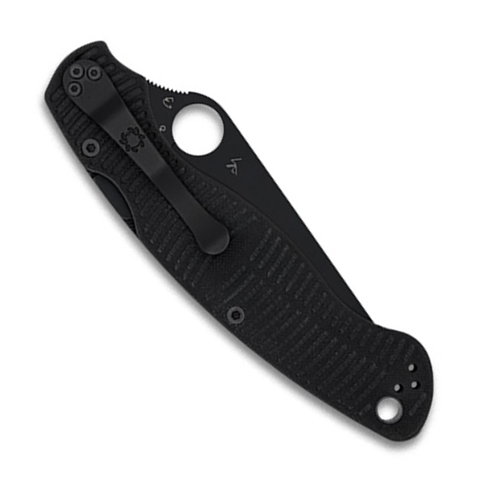 Spyderco Military 2 Salt Compression Lock CPM-MagnaCut Black DLC Plain Black G10 C36GMCBKP2 2