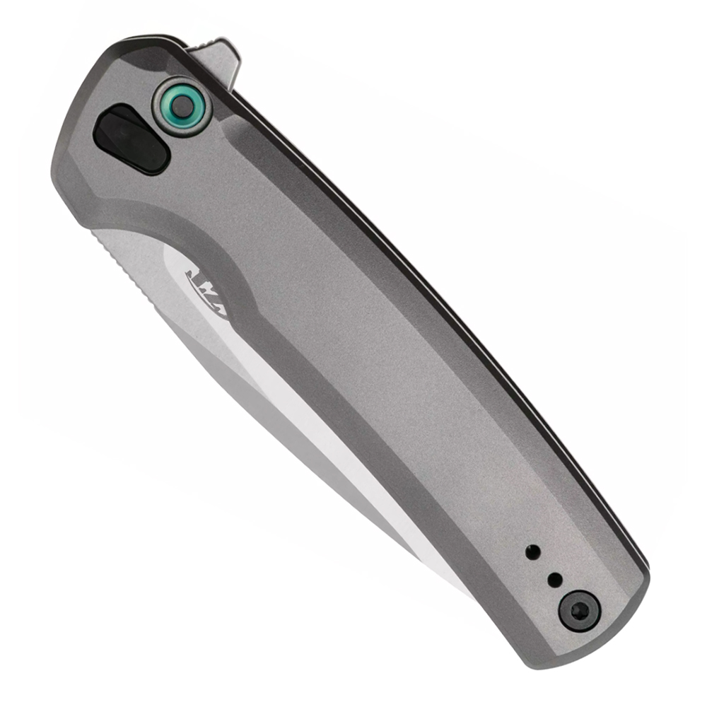 Zero Tolerance 0044 Button Lock CPM-S45VN Two-Tone Drop Point Bead Blasted Titanium 6