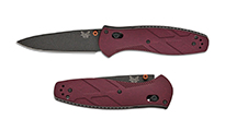 Benchmade 581BK-04 Barrage AXIS Assisted S30V Black Drop Point Blade Redstone Richlite Handles