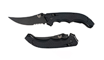Benchmade 865SBK Mini Bedlam S90V Combo Black G10
