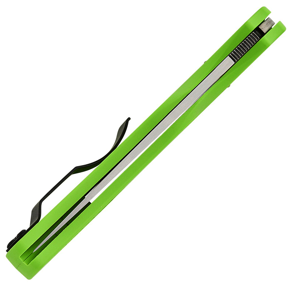 Spyderco Native Chief Lightweight Salt LC200N Satin Plain Green FRN Handles C244PGR 5