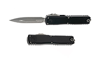 Microtech Ultratech Gen III ZBP Auto OTF Apocalyptic Plain Dagger Black Aluminum 1122-10AP