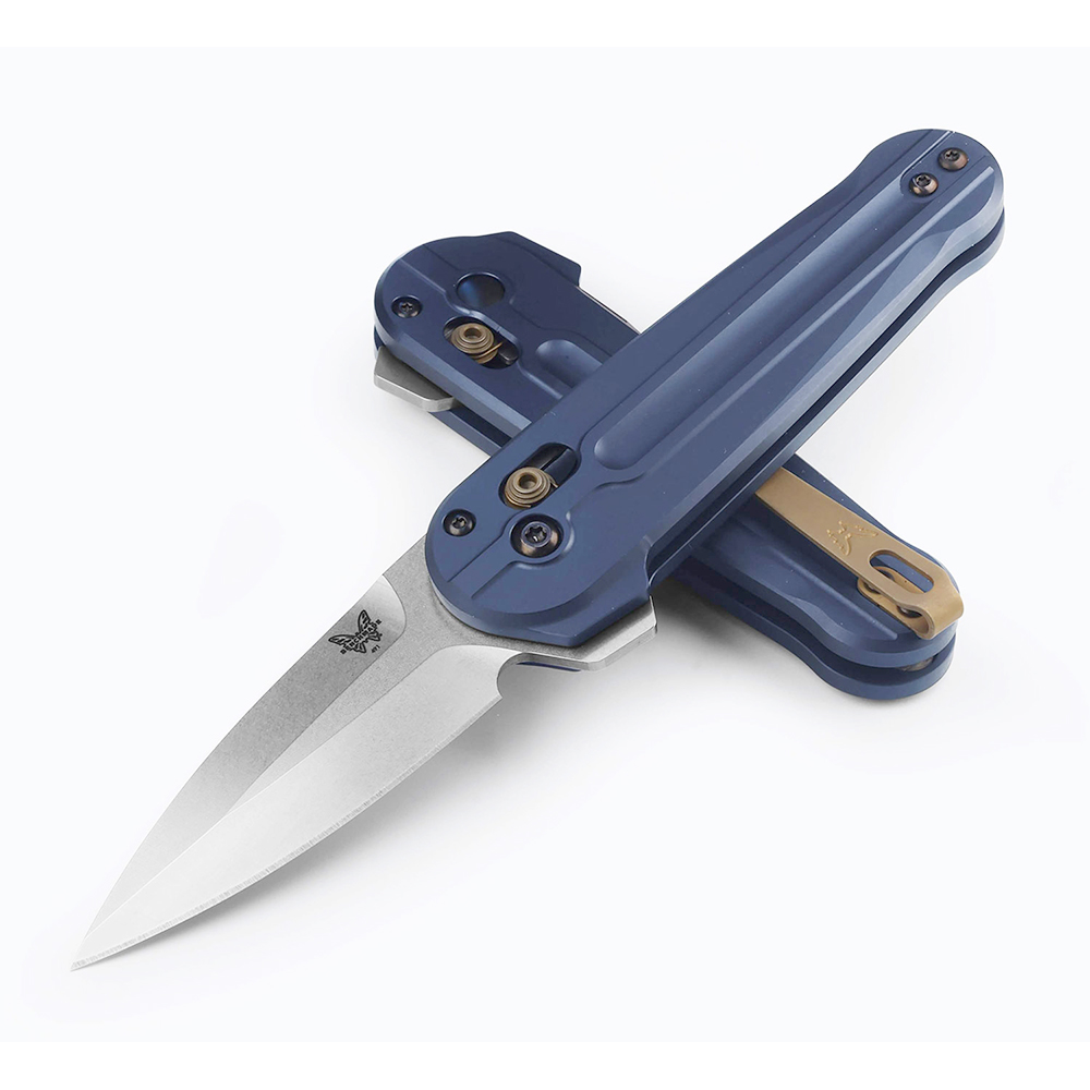 Benchmade 491 Lowden Crater Blue Aluminum M390 2