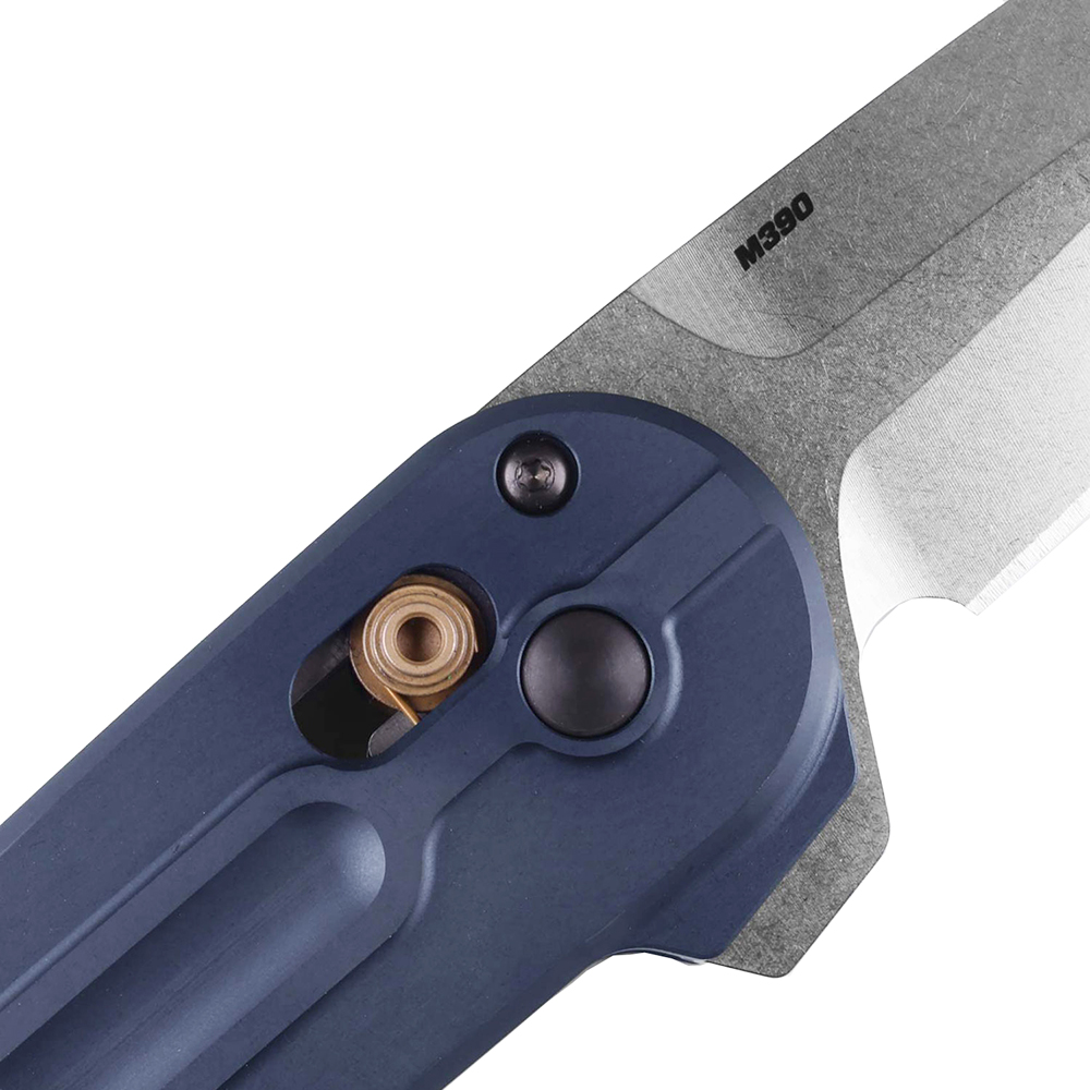 Benchmade 491 Lowden Crater Blue Aluminum M390 4