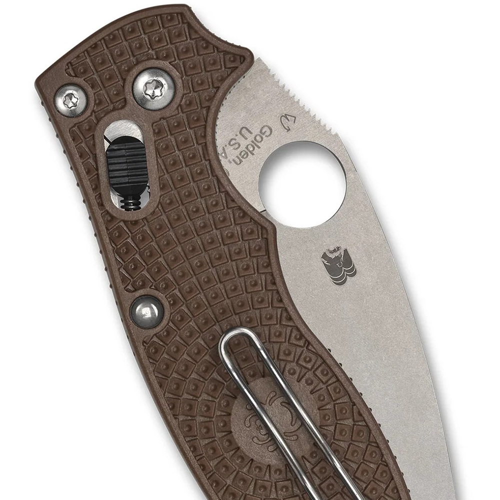 Spyderco MANIX 2 BROWN CPM-15V C101PBN15V2 2