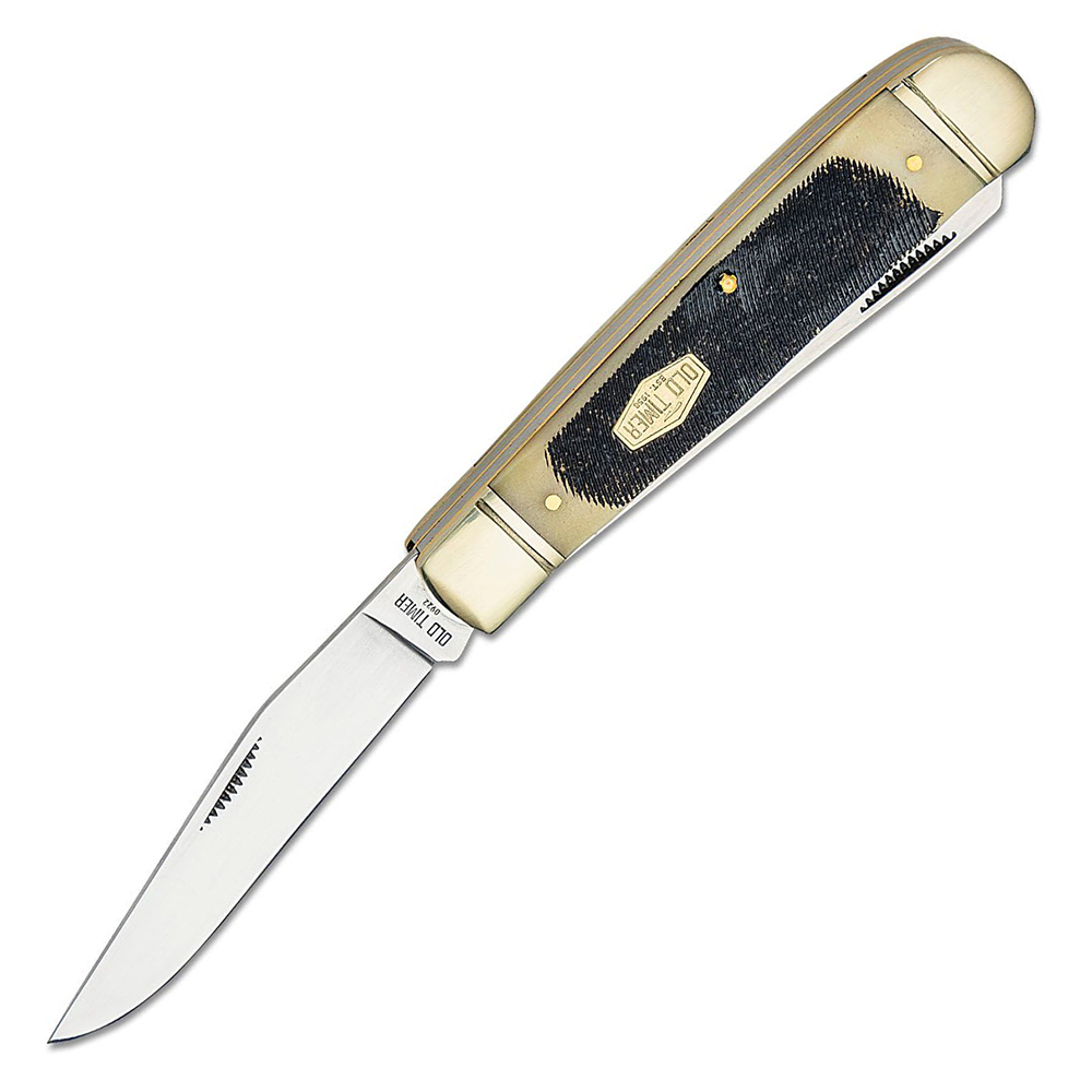 Old Timer FOLDING LARGE GUNSTOCK TRAPPER BONE 95OTB 2