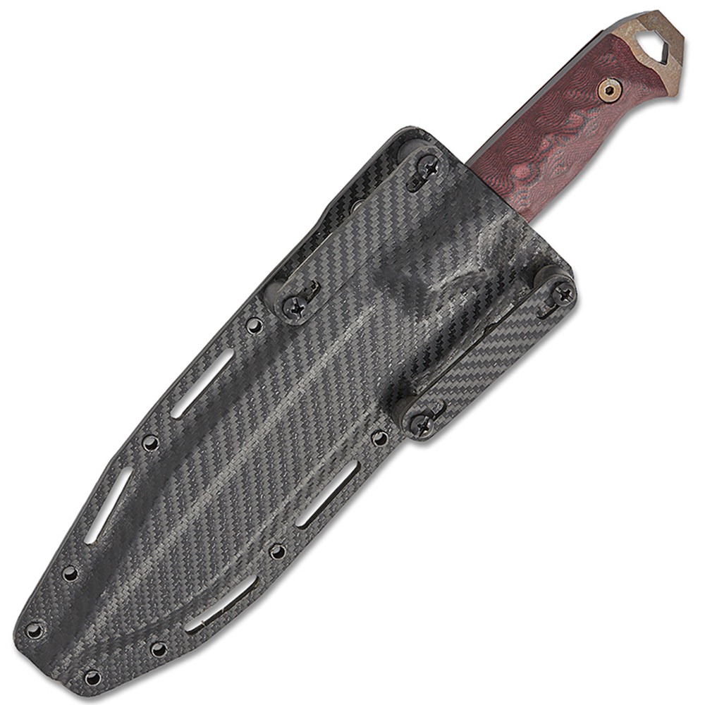 Dawson Marauder Gen 2 CPM-MagnaCut Arizona Copper Red and Black G10 4